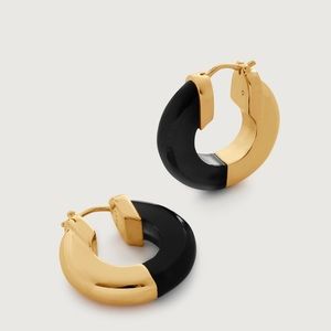 Monica Vinader Kate Young Gemstone Small Hoop Earrings